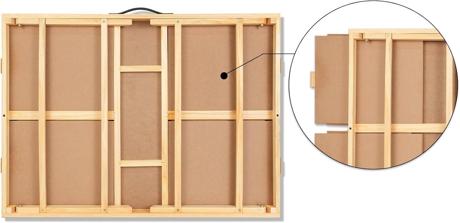 imageALL4JIG 2000PCS Portable Puzzle Table with Legs Adjustable Jigsaw Wooden Puzzle Board with 4 Drawers ampamp Cover Birthday Gift for mom 3TiltingAngle Jigsaw Puzzle Table for AdultsShort Legs