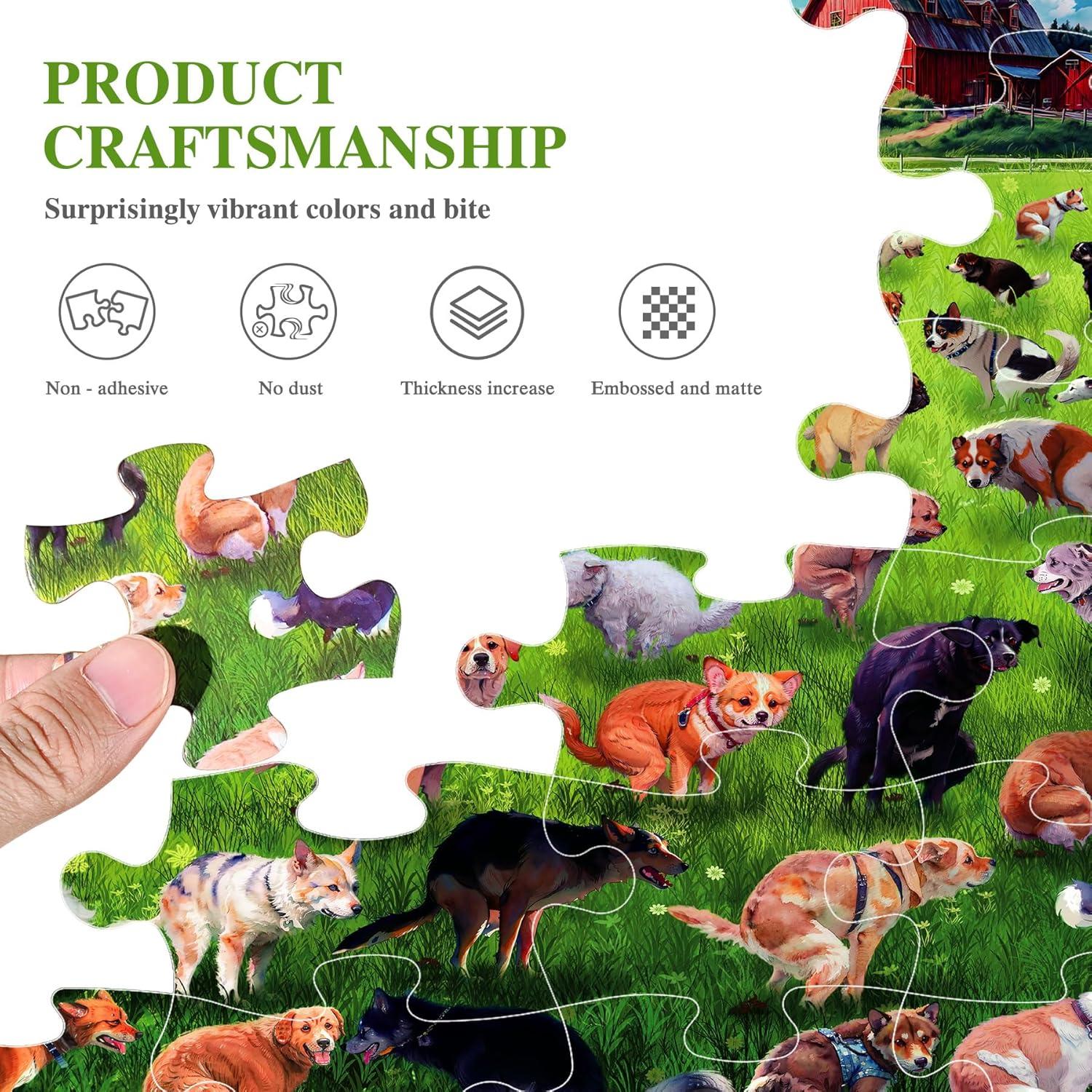 imageALL4JIG 4 in 1 Delicious Food Fun Jigsaw Puzzles for Kids Ages 48 24 Pieces 9quot  6quot Christmas Secret Santa Gift White Elephant Gifts for Girls and Boys Learning EducationalMixing Topics