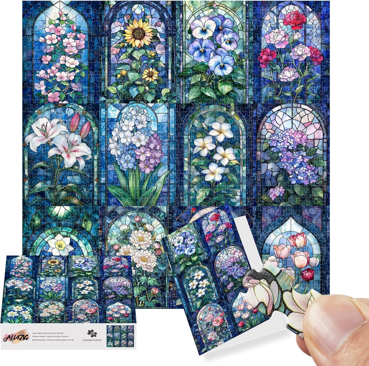 imageALL4JIG Dog Corgi Fun Jigsaw Puzzles for Adults and Kids 1000 Pieces Christmas Secret Santa Gift White Elephant Gifts for Dog Lovers Number Partitioned for Easy SolvingLily
