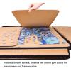 image1500 Pieces Jigsaw Puzzle Board Portable Puzzle Board Jigsaw Puzzle Table Board Puzzle Keeper Puzzle Caddy with Sorting Trays ampamp Detachable BoardNonSlip Surface