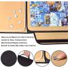 image1500 Pieces Jigsaw Puzzle Board Portable Puzzle Board Jigsaw Puzzle Table Board Puzzle Keeper Puzzle Caddy with Sorting Trays ampamp Detachable BoardNonSlip Surface