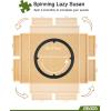 imageALL4JIG 1000 Piece Rotating Puzzle Board with Drawers 22quotx30quotPortable Wooden Jigsaw Puzzle Table for Adults PortableLazy Susan Spinning Puzzle Boards Birthday Gift for momNatural Wood