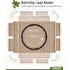 imageALL4JIG 1000 Piece Rotating Puzzle Board with Drawers 22quotx30quotPortable Wooden Jigsaw Puzzle Table for Adults PortableLazy Susan Spinning Puzzle Boards Birthday Gift for momNatural Wood
