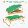 imageALL4JIG 1000PCS Adjustable Jigsaw Puzzle Board with 4 Drawers ampamp Cover 3TiltingAngle Jigsaw Wooden Puzzle Table for Adults 21 X 29quot Puzzle EaselPortable Puzzle Table with Legs