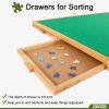 imageALL4JIG 1000PCS Adjustable Wooden Jigsaw Puzzle Board with 4 Drawers ampamp Cover  3TiltingAngle Puzzle Table for Adults  25quot X 34quot Portable Puzzle Table Top Easel