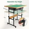 imageALL4JIG 1500 Piece Adjustable Jigsaw Puzzle Board for Adults 354quotx264quot MultiFunctional Puzzle Board with 42 Drawers ampamp Protective Cover 45Degree AnyAngle Tilt for Work Exercise ampamp LeisureGreen