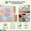 imageALL4JIG 1500 Pieces 2in1 Tilting ampamp Rotating Puzzle Board for Adults Gifts Wooden Jigsaw Puzzle Table with 4 Drawers Portable Board with Lazy Susan and Cover 252quot x 342quotIron