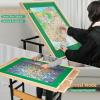 imageALL4JIG 1500 Pieces 360Rotating Puzzle Table for Adults Gifts Wooden Jigsaw Puzzle Table with 4 Drawers ampamp Cover Vertical Placement OptionMedium