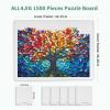imageALL4JIG 1500 Pieces Lightweight Rotating Plastic Puzzle Board with 6 Sliding Drawers and Protective Cover 360 Lazy Susan Design 3425quotx2638quot Portable Spinning Puzzle Table for Adults Ideal Gift