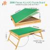 imageALL4JIG 2000PCS Portable Puzzle Table with Legs Adjustable Jigsaw Wooden Puzzle Board with 4 Drawers ampamp Cover Birthday Gift for mom 3TiltingAngle Jigsaw Puzzle Table for AdultsShort Legs