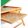 imageALL4JIG 2000PCS Portable Puzzle Table with Legs Adjustable Jigsaw Wooden Puzzle Board with 4 Drawers ampamp Cover Birthday Gift for mom 3TiltingAngle Jigsaw Puzzle Table for AdultsShort Legs