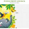 imageALL4JIG 4 in 1 Delicious Food Fun Jigsaw Puzzles for Kids Ages 48 24 Pieces 9quot  6quot Christmas Secret Santa Gift White Elephant Gifts for Girls and Boys Learning EducationalFruit