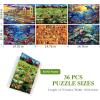 imageALL4JIG 4 in 1 Delicious Food Fun Jigsaw Puzzles for Kids Ages 48 24 Pieces 9quot  6quot Christmas Secret Santa Gift White Elephant Gifts for Girls and Boys Learning EducationalMixing Topics
