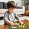 imageALL4JIG 4 in 1 Delicious Food Fun Jigsaw Puzzles for Kids Ages 48 24 Pieces 9quot  6quot Christmas Secret Santa Gift White Elephant Gifts for Girls and Boys Learning EducationalFruit