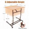 imageALL4JIG Adjustable Wooden Jigsaw Puzzle Table with Wheels Fits 5002000 Piece Puzzles Puzzle Board Not Included
