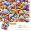 imageALL4JIG Butterfly Fun Jigsaw Puzzles for Adults and Kids 500 Pieces 197quot x 197quot Christmas Secret Santa Gift White Elephant Gifts Number Partitioned for Easy SolvingStarfish