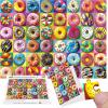 imageALL4JIG Butterfly Fun Jigsaw Puzzles for Adults and Kids 500 Pieces 197quot x 197quot Christmas Secret Santa Gift White Elephant Gifts Number Partitioned for Easy SolvingDoughnut