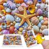 imageALL4JIG Butterfly Fun Jigsaw Puzzles for Adults and Kids 500 Pieces 197quot x 197quot Christmas Secret Santa Gift White Elephant Gifts Number Partitioned for Easy SolvingStarfish