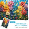 imageALL4JIG Dog Corgi Fun Jigsaw Puzzles for Adults and Kids 1000 Pieces Christmas Secret Santa Gift White Elephant Gifts for Dog Lovers Number Partitioned for Easy SolvingDaisyNew