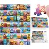 imageALL4JIG Dog Corgi Fun Jigsaw Puzzles for Adults and Kids 1000 Pieces Christmas Secret Santa Gift White Elephant Gifts for Dog Lovers Number Partitioned for Easy SolvingNational Park  B