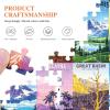 imageALL4JIG Dog Corgi Fun Jigsaw Puzzles for Adults and Kids 1000 Pieces Christmas Secret Santa Gift White Elephant Gifts for Dog Lovers Number Partitioned for Easy SolvingNational Park  B
