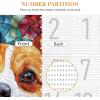 imageALL4JIG Dog Corgi Fun Jigsaw Puzzles for Adults and Kids 1000 Pieces Christmas Secret Santa Gift White Elephant Gifts for Dog Lovers Number Partitioned for Easy SolvingCorgi