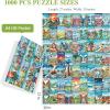 imageALL4JIG Dog Corgi Fun Jigsaw Puzzles for Adults and Kids 1000 Pieces Christmas Secret Santa Gift White Elephant Gifts for Dog Lovers Number Partitioned for Easy SolvingNational Park  A