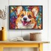 imageALL4JIG Dog Corgi Fun Jigsaw Puzzles for Adults and Kids 1000 Pieces Christmas Secret Santa Gift White Elephant Gifts for Dog Lovers Number Partitioned for Easy SolvingCorgi