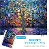 imageALL4JIG Dog Corgi Fun Jigsaw Puzzles for Adults and Kids 1000 Pieces Christmas Secret Santa Gift White Elephant Gifts for Dog Lovers Number Partitioned for Easy SolvingTree