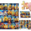 imageALL4JIG Dog Corgi Fun Jigsaw Puzzles for Adults and Kids 1000 Pieces Christmas Secret Santa Gift White Elephant Gifts for Dog Lovers Number Partitioned for Easy SolvingWorld Landmark