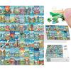 imageALL4JIG Dog Corgi Fun Jigsaw Puzzles for Adults and Kids 1000 Pieces Christmas Secret Santa Gift White Elephant Gifts for Dog Lovers Number Partitioned for Easy SolvingNational Park  A