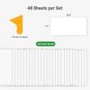 imageALL4JIG Puzzle Saver  24Pack Puzzle Glue Sheets for 10003000 Pieces SelfAdhesive Sticker Sheets Easy to Preserve ampamp Frame Jigsaw Puzzles48PC