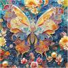 imageALL4JIG Butterfly Fun Jigsaw Puzzles for Adults and Kids 500 Pieces 197quot x 197quot Christmas Secret Santa Gift White Elephant Gifts Number Partitioned for Easy SolvingButterfly