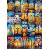 imageALL4JIG Dog Corgi Fun Jigsaw Puzzles for Adults and Kids 1000 Pieces Christmas Secret Santa Gift White Elephant Gifts for Dog Lovers Number Partitioned for Easy SolvingWorld Landmark