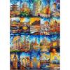 imageALL4JIG Dog Corgi Fun Jigsaw Puzzles for Adults and Kids 1000 Pieces Christmas Secret Santa Gift White Elephant Gifts for Dog Lovers Number Partitioned for Easy SolvingBuilding