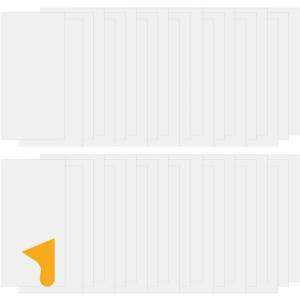 imageALL4JIG Puzzle Saver  24Pack Puzzle Glue Sheets for 10003000 Pieces SelfAdhesive Sticker Sheets Easy to Preserve ampamp Frame Jigsaw Puzzles48PC