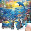 imageALL4JIG Ocean World Fun Jigsaw Puzzles for Adults and Kids 500 Pieces 2087 x 1496 Christmas Secret Santa Gift White Elephant Gifts Number Partitioned for Easy Solving