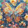 imageALL4JIG Butterfly Fun Jigsaw Puzzles for Adults and Kids 500 Pieces 197 x 197 Christmas Secret Santa Gift White Elephant Gifts Number Partitioned for Easy Solving