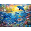 imageALL4JIG Ocean World Fun Jigsaw Puzzles for Adults and Kids 500 Pieces 2087 x 1496 Christmas Secret Santa Gift White Elephant Gifts Number Partitioned for Easy Solving