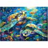 imageALL4JIG Sea Turtle Fun Jigsaw Puzzles for Adults and Kids 500 Pieces 2087 x 1496 Christmas Secret Santa Gift White Elephant Gifts Number Partitioned for Easy Solving